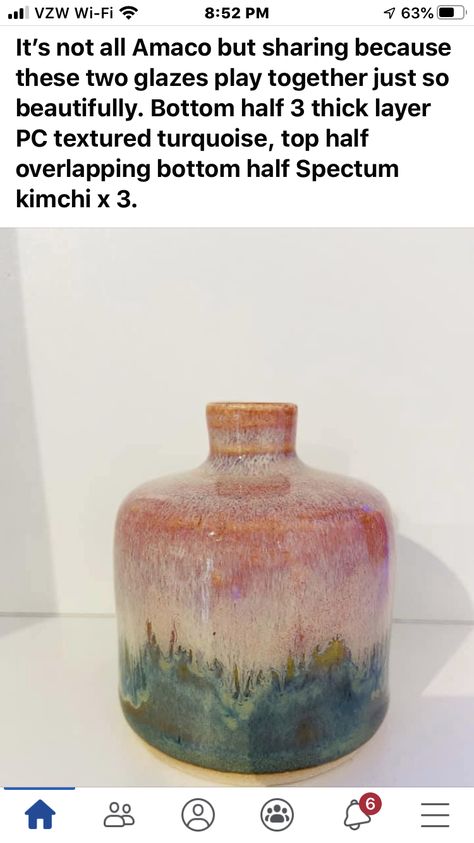 Kimchi Glaze, Spectrum Glazes, Glaze Combinations, Amaco Glazes, Ceramic Glaze Recipes, Slab Pottery, Ceramic Techniques, Clay Vase, Glaze Ceramics