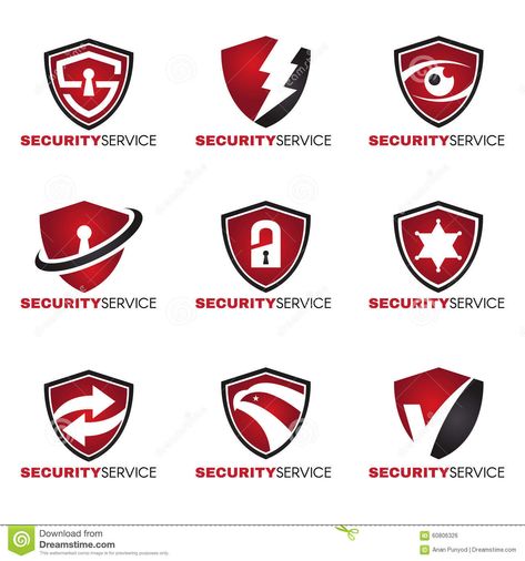 Security Logo, Arrow Logo, Personal Security, Infographic Design Inspiration, Logo Images, Fashion Logo, Art Logo, 3d Objects, Red And Black