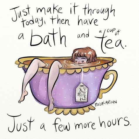 Tea Making Aesthetic, Tea Time Aesthetic, Tea Time Quotes, Tea Drawing, Books And Tea, Bubble Baths, Tea Quotes, Time For Tea, Tea And Books