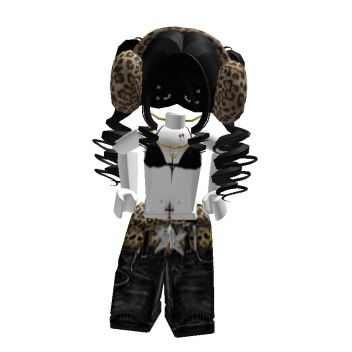 Glamour Leopard, Avatar Animals, Roblox Emo Outfits, Roblox Skin, Roblox Code, Avatar Roblox, Roblox 3, Rblx Fits, Female Avatar