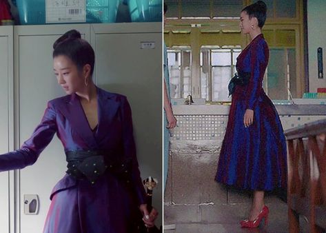 Ko Mun-Yeong it’s okay not to be okay Dior Vintage Dress, Vintage Dior Dress, Ye Ji, Drama Fashion, Iconic Dresses, Be Okay, K Drama, Kpop Fashion Outfits, Mode Inspo