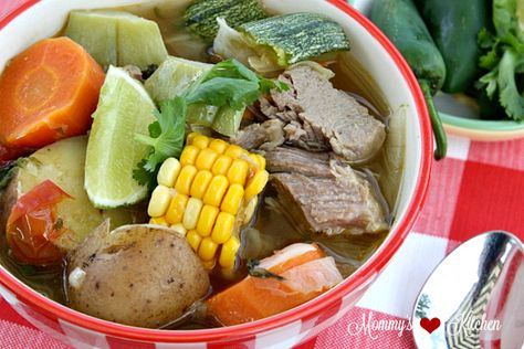 Mommy's Kitchen : Pork Caldo {Pork & Vegetable Soup} Pork Vegetable Soup, Caldo Soup, Caldo Recipe, Texas Kitchen, Pork Roast Recipes, Life In The City, Mexican Soup, Texas Food, Vegetable Soup Recipes