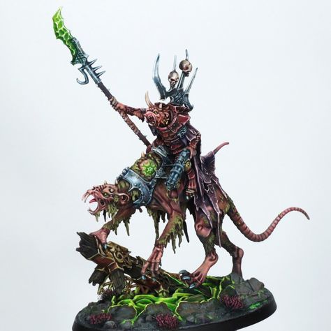 Miniature Painting (@njm_marcofrisoni) • Instagram photos and videos Skaven Miniatures, Warhammer Painting, Warhammer Age Of Sigmar, Warhammer Aos, Warhammer Models, Age Of Sigmar, Speed Paint, Warhammer Fantasy, Next Video