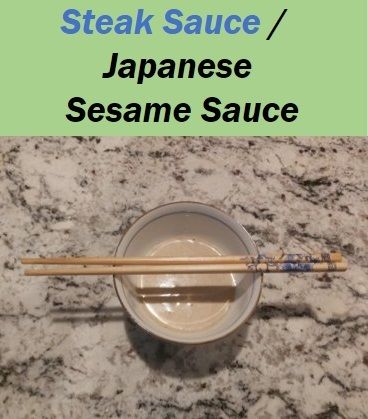 You will love this easy Japanese Steak Sauce / Sesame Sauce. It's quick and easy and you likely have the necessary ingredients in your kitchen. Let me know what you think! Japanese Sesame Sauce, Japanese Steak Sauce, Rice With Steak, Steak Sauce Recipes, Japanese Steak, Japanese Steakhouse, Everything Country, Country Recipes, Sesame Sauce