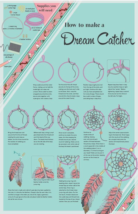 Make A Dream Catcher, Dreamcatcher Diy, Doily Dream Catchers, Atrapasueños Diy, Making Dream Catchers, Dream Catcher Tutorial, Hantverk Diy, Dream Catcher Diy, Dreamcatchers