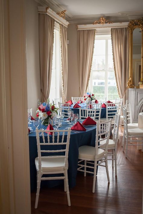 Elegant Veterans Day Wedding at Brecknock Hall Chamber Ideas, Veterans Day Celebration, Military Couple, Military Couples, Classic Americana, Americana Decor, Patriotic Party, Day Wedding, Veterans Day