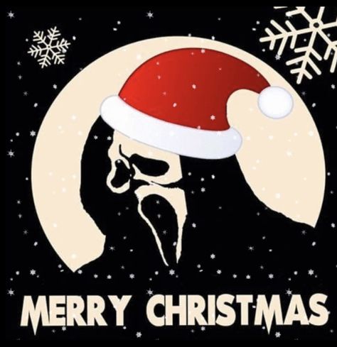 Ghostface Christmas, Scream Icon, Christmas Horror Art, Christmas Backrounds, Scream Christmas, Holiday Horror, Horror Christmas, Easy Christmas Drawings, Louis Vuitton Iphone Wallpaper