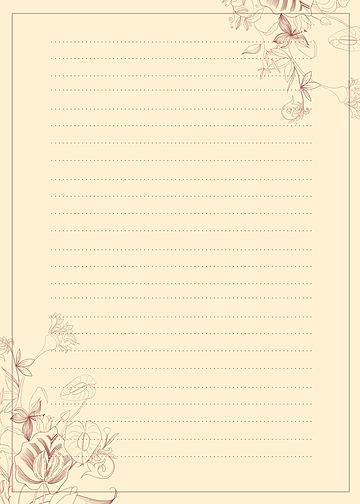 stationery,line,yellow,flowers,background,simple,letter paper,character,cream background Cute Letter Paper Designs, Background For Letter Writing Vintage, Letters Template Aesthetic, Notebook Lines Background Aesthetic, Paper With Lines Aesthetic, Paper For Letters Aesthetic, Lined Letter Paper Printable, Aesthetic Letter Background, Blank Letter Template Aesthetic