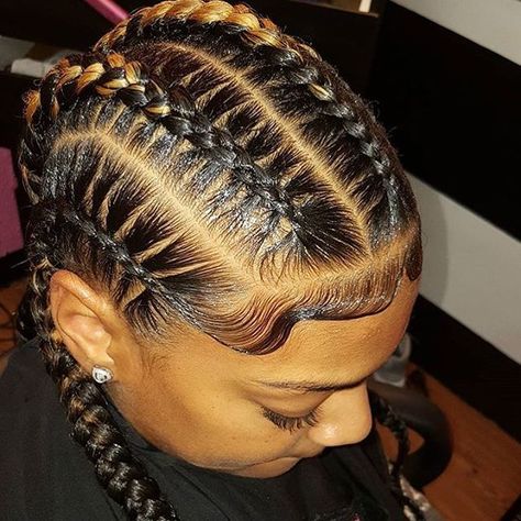 @stylesbycoco Braids With Edges, Hair Edges, Feedin Braids, Twisted Hair, Edges Hair, Long Box Braids, Box Braid, Pinterest Hair, Mens Braids