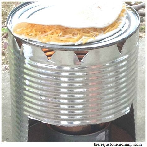 Buddy Burner, Survival Cooking, Camping Activity, Primitive Technology, Cooking Stove, Camping Stuff, Burner Stove, Campfire Food, Camping Recipes