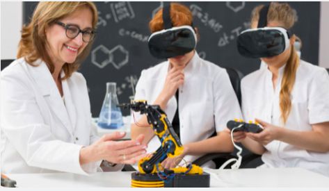 Vr Technology, Basic Mechanics, Vr Goggles, Chemistry Classroom, Primary Science, Visual Learning, Teacher Education, Engineering Colleges, Science Student