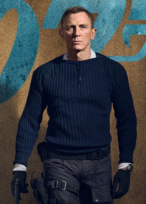 These are the Clothing Brands James Bond Wears: Levi's!? Zara!? US-Made Boots!? James Bond Outfits, Commando Sweater, Bond Outfits, Fire Movie, James Bond Style, Daniel Craig James Bond, Detective Pikachu, No Time To Die, 007 James Bond