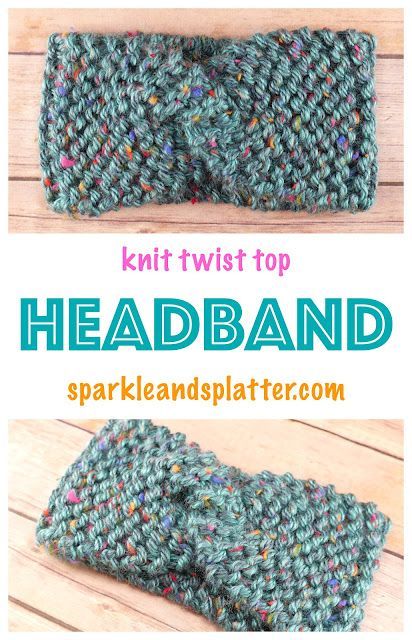 How To Knit A Twist Top Headband, free knitting pattern + video tutorial from Sparkle & Splatter Strong Knots, Yarn Crafts Crochet, Knitted Headband, Twist Top, Twist Headband, Diy Knitting, Free Knitting Pattern, Crafty Projects, Crochet Techniques