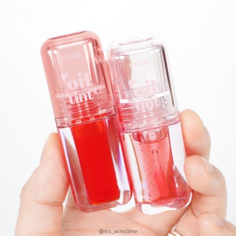 New oil tints from Etude House! #lips #liptint #makeup #korean #etude #affiliate cr: 윈썸 its_wins0me on Naver Etude Lip Tint, Makeup Korean, Etude House, Lip Tint, Lips, Makeup, Color, Make Up