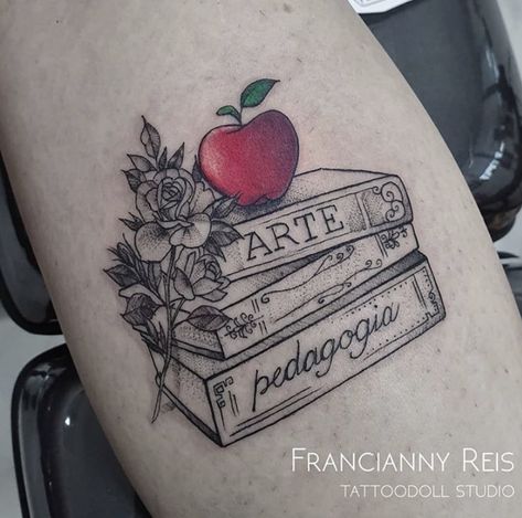 Teacher Tatoos Ideas, Teacher Tattoos For Women, Educator Tattoos, Teacher Tattoo Ideas Simple, Mari Tattoo, Education Tattoo, Teacher Tattoo Ideas, Teacher Tattoo, Grandma Tattoo