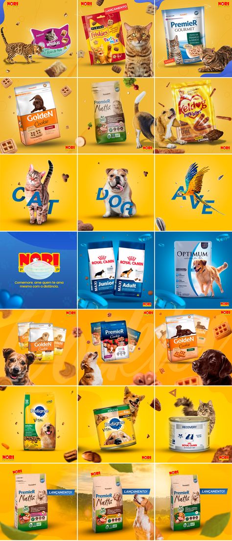 SOCIAL MEDIA - Petshop on Behance Dog Creative Ads, Pet Advertising, Pet Food Store, Pet Shop Logo, Pet Branding, Poster Cat, Social Media Advertising Design, Online Logo Design, Social Media Poster