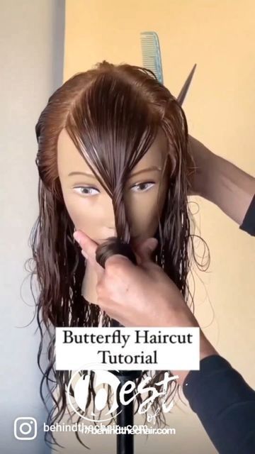 Butterfly Layered Haircut Short, Butterfly Cut On Short Hair, Edgy Haircuts Medium, Butterfly Layers Hair Short, Butterfly Hairstyle, Butterfly Haircut, Edgy Pixie, Easy Hair Cuts, Layered Haircuts For Medium Hair