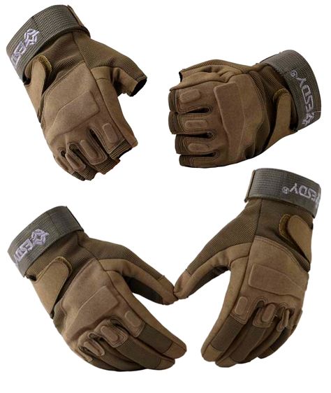 Military Hunting Gloves Hunting Gloves, Tactical Gear Loadout, Mens Gear, Hand Gloves, Survival Gear, Tactical Gear, Leather Glove, Really Cool Stuff, Cool Stuff