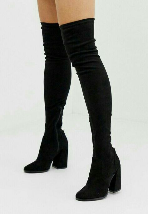 Knee Boot, Casual Outfit, Over Knee Boot, Knee Boots, Fashion Shoes, Casual Outfits, Collage, Boots, Anime