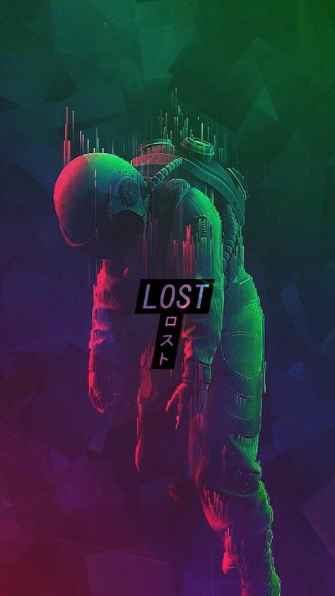 I am lost - 9GAG Art Spatial, Vaporwave Wallpaper, Astronaut Wallpaper, Hypebeast Wallpaper, Glitch Wallpaper, Astronaut Art, Supreme Wallpaper, Trippy Wallpaper, Interstellar