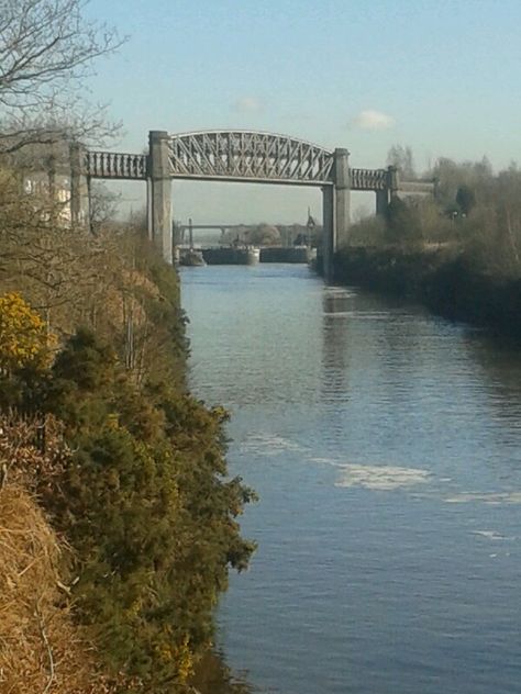 manchester ship canal. view from latchford swing bridge, warrington, cheshire 70s Childhood, Warrington Cheshire, Cheshire England, Manx, North Wales, Bay Bridge, Wales, Liverpool, Manchester