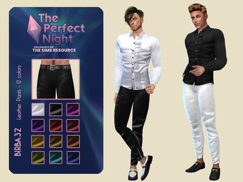 Best Sims, Perfect Night, Sims 4 Cc Finds, Sims Mods, Leather Trousers, Great Night, Sims 4 Cc, Sims 4 Custom Content, Custom Content