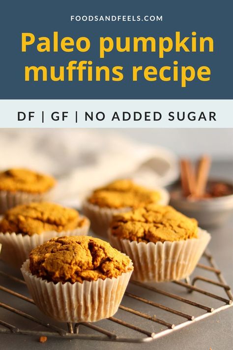 Paleo pumpkin muffins placed on a wire cooling rack Paleo Pumpkin Muffins, Gluten Free Pumpkin Muffins, Muffins Gluten Free, Pumpkin Muffin Recipes, Traditional Pumpkin, Paleo Pumpkin, Cassava Flour, Muffin Batter, Gluten Free Muffins