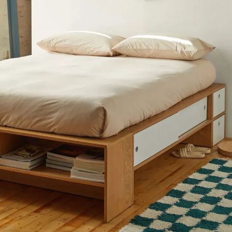 10 Best Storage Beds of 2023: Wayfair, West Elm, Urban Outfitters | Apartment Therapy Low Platform Bed Frame, Best Storage Beds, Low Platform Bed, Storage Beds, Platform Bed With Storage, Twin Bed Frame, Bed Frame With Storage, Bed With Drawers, Diy Bed