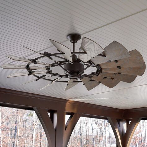 Rustic Indoor Ceiling Fans, Cute Big Houses, Rustic Staircase Farmhouse Style, Rustic Country Kitchens Farmhouse Style, Rustic Shower Ideas Bathroom, Country Rustic Kitchen Ideas, Farmhouse Ceiling Ideas, Rustic Ceiling Ideas, Rustic Landscaping Ideas