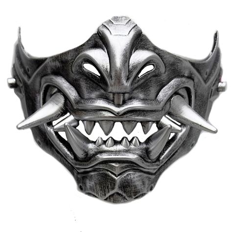 PRICES MAY VARY. Embrace the darkness: Unleash your inner Oni! with this awesome Japanese Oni Mask. Embody the spirit of the Oni and let your inner demon shine this Halloween. Transform your attire with a night of dark enchantment adorning this magnificent cosplay mask! Comes with an elastic backing for comfortable wear around the head. Approximately 7" x 6" fit adults and teens comfortably. Made of light-weight resin materials for comfortable wear Great for cosplay events, costume events, masqu Chinese Mask Traditional, Oni Costume, Half Oni Mask, Japanese Warrior Mask, Oni Half Mask, Oni Samurai Mask, Oni Masks, Mascara Oni, Chinese Mask