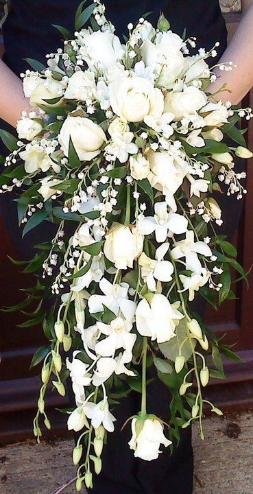 Lily Of The Valley Wedding Decoration, Bouquet With Lily Of The Valley, Twilight Wedding Bouquet, Lily Of The Valley Bridal Bouquet, Lily Of The Valley Wedding Bouquet, Hannah Flowers, Lily Of The Valley Bouquet, Elegant Bridal Bouquets, Green Wedding Flowers