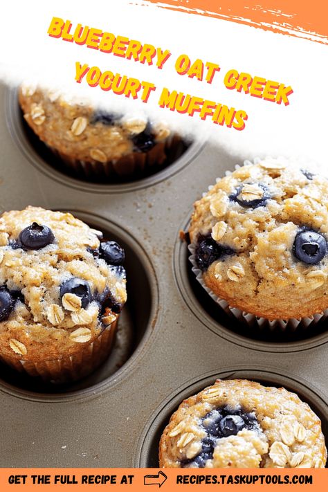 Discover the perfect balance of flavor and nutrition with these Blueberry Oat Greek Yogurt Muffins. Bursting with juicy blueberries and wholesome oats, these muffins are made even more delightful with creamy Greek yogurt for a moist and satisfying bite. Ideal for breakfast on-the-go or a healthy snack, they offer a guilt-free indulgence. Explore this recipe to enjoy a sweet treat that's as nourishing as it is delicious. Whether you're meal prepping for the week or seeking a delightful addition to your brunch spread, these Yogurt Oat Blueberry Muffins, Oat Greek Yogurt Muffins, Oat Blueberry Muffins, Greek Yogurt Blueberry Muffins, Blueberry Yogurt Muffins, Greek Yogurt Muffins, Healthy Blueberry Muffins, Yogurt Muffins, Blueberry Oat