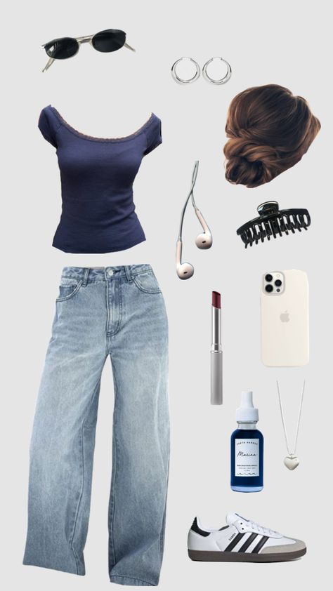 #outfitinspo #fyp Simple Y2k Outfit, School Outfits Baddie, For School Outfits, Outfits Baddie, Cute Fall Outfits, Swaggy Outfits, Simple Trendy Outfits, Cute Everyday Outfits, Cute Simple Outfits