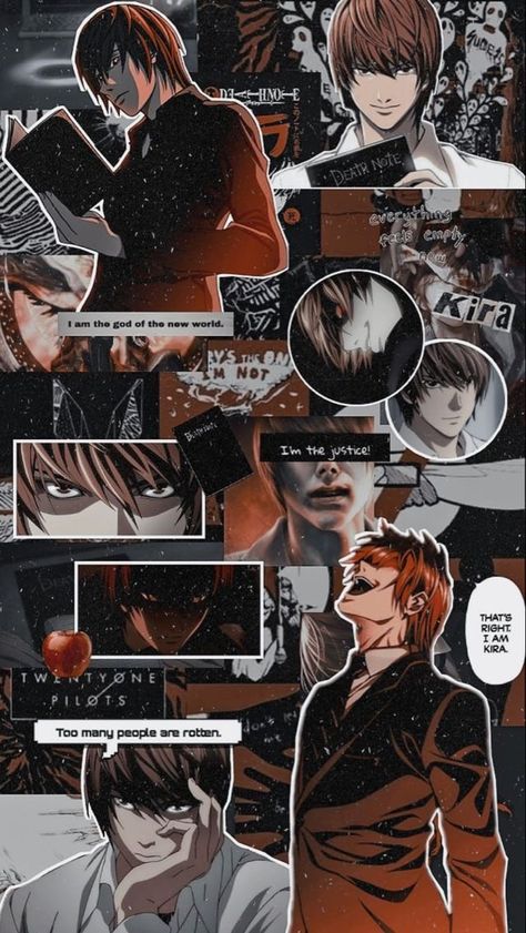 Deathnote Aesthetic, Kira Wallpaper, Most Hated, Animes To Watch, Light Yagami, Lit Wallpaper, Abstract Art Wallpaper, How To Draw Anime Hair, Anime Body Drawing