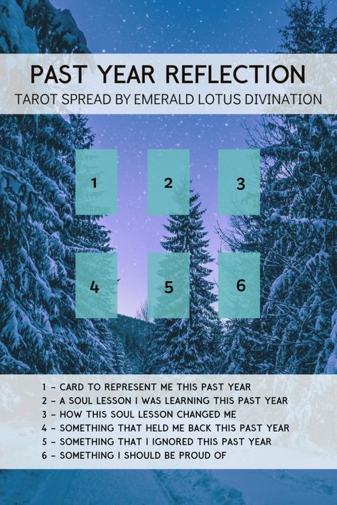 3 Tarot Spreads to Reflect at the End of the Year - The Tarot Professor Past Year Reflection, Tarot Questions, Year Reflection, Oracle Card Spreads, Yule Celebration, Tarot Reading Spreads, Learning Tarot, Learning Tarot Cards, Tarot Guide