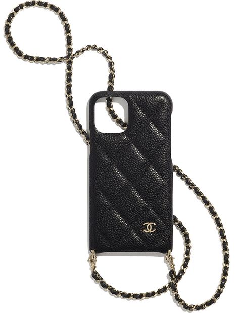 Chanel iPhone Case With Chain Chanel Iphone Case, Pink Phone Case, Pink Phone, Mode Chanel, Chanel Store, Tech Cases, Chanel Official, Chanel Official Website, Chanel Accessories