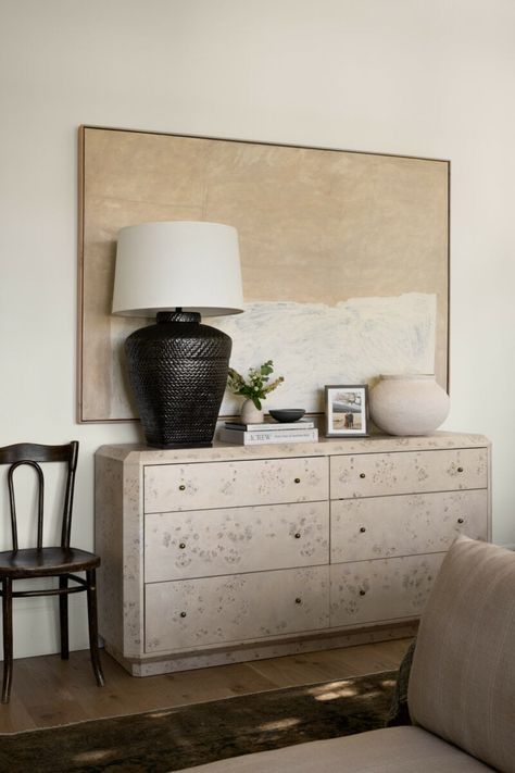 McGee Home Refresh | Tour The Primary Bedroom - Studio McGee Bedroom Dresser Styling, Dresser Styling, The Mcgee Home, Contemporary Sconces, Mcgee Home, Home Refresh, Bedroom Studio, Mcgee & Co, Primary Bedroom