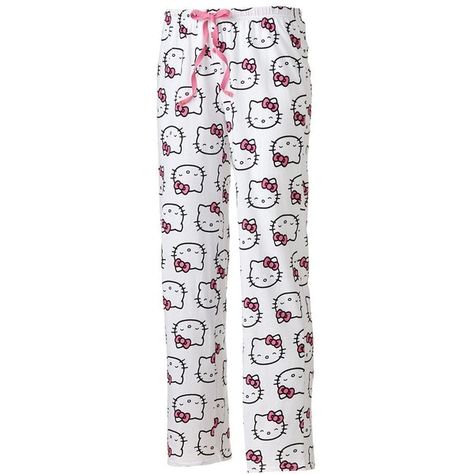 Hello Kitty® Pajama Pants - Juniors ($7.20) found on Polyvore White Hello Kitty Pajama Pants, Hello Kitty Pajamas Pants, Hello Kitty Pyjamas Pants, Hello Kitty Pjs Pants, Matching Hello Kitty Pajamas, Script Fame Dr, Hello Kitty Pyjamas, Hello Kitty Pj Pants, Cute Pj Pants