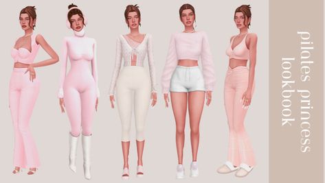 probably playing sims on Tumblr Sims 4 Pink Pilates Princess, Sims 4 Cc Pink Pilates Princess, Sims 4 Pilates Princess, Sims 4 Cc Ballet Clothes Patreon, Sims 4 Cc Ice Skating Outfit, Shorts Sneakers Outfit, Sims 4 Ballet Cc, Jumpsuit Boots, Jumpsuit And Boots