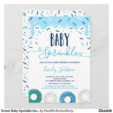 Donuts And Diapers Baby Sprinkle Boy, Donuts And Diapers Baby Sprinkle, Donuts And Diapers, Donut Baby Sprinkle, Baby Sprinkle Decorations, Baby Boy Sprinkle, Sprinkled With Love, Donut Gifts, Sprinkle Shower