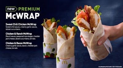 Chicken Snack Wrap, Crispy Chicken Breast, Sweet Chili Chicken, Snack Wrap, Seasoned Rice Vinegar, Creamy Garlic Sauce, Healthy Sandwiches, Seasoned Rice, Burger And Fries