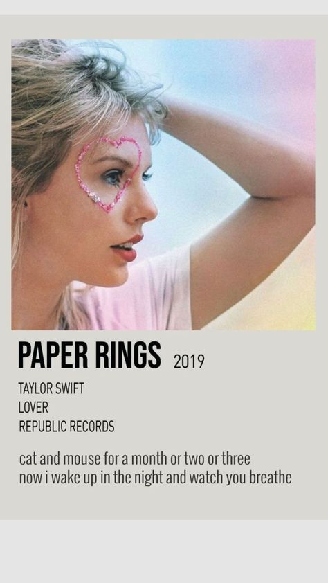 #taylor swift Taylor Swift Shuffles, Paper Rings, Cruel Summer, Taylor Swift, Swift, Pink