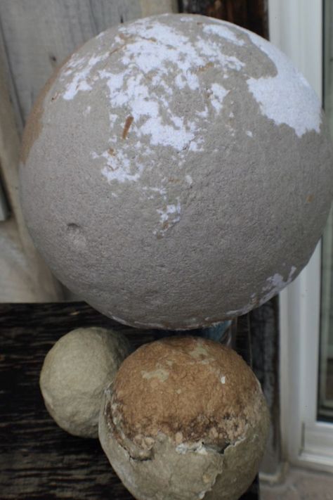 Paper Mache Ball, Paper Sphere, Weather Stones, Paper Ball, Paper Balls, Ball Decorations, Bramble, Paper Mache, Diy Paper