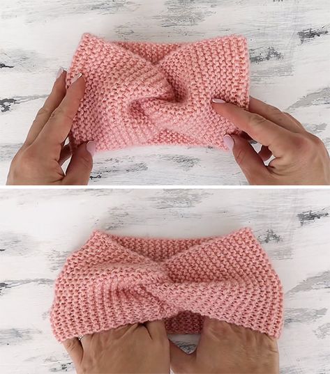 Crochet Knit Stitch Patterns, Knitted Headband Free Pattern, Baby Headbands Crochet, Knit Headband Pattern, Headband Tutorial, Crochet Knit Stitches, Knitted Headband, Knit Headband, Headband Pattern