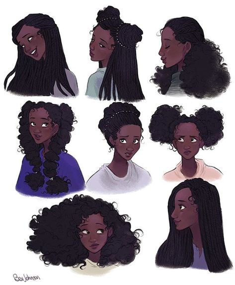 Aluna hairstyles 💫 #art #characterdesign #drawing Model Sheet Character, Art Du Croquis, Hairstyles Drawing, Drawing Hair, Siluete Umane, Arte Inspo, Fete Anime, Women's Hair, Sketch Art