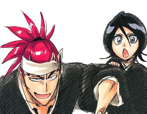 Pfps Friends, Renji And Rukia, Rukia And Renji, Rukia Renji, Abarai Renji, Bleach Couples, Renji Abarai, Rukia Bleach, Bleach Rukia