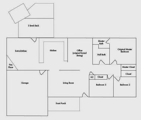 Addition On Ranch House, Addition To Ranch House, Ranch House Addition, Master Bath Addition, Ranch Addition, Master Addition, Master Suite Addition, Closet Addition, Bedroom Addition