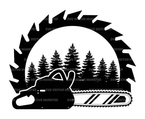 Pin Sticker, Forest Svg, Android Secret Codes, Illustration Techniques, Vector Cut Files, Vector Cut, Personal Project, Saw Blade, Lumberjack