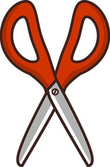 Scissors Art Illustration, Scissors Drawing, Scissors Art, Baby Books Diy, Kids Scissors, Books Diy, Graphics Photography, House Items, Activities Preschool