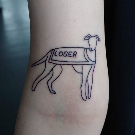 i always want you when im finally fine Losing Dog Tattoo, I Bet On Losing Dogs Mitski Tattoo, I Bet On Losing Dogs Tattoo, Mitski Tattoo Ideas, Bet On Losing Dogs Mitski, Mitski Tattoo, I Bet On Losing Dogs, Dogs Tattoo, Small Tattoos For Guys